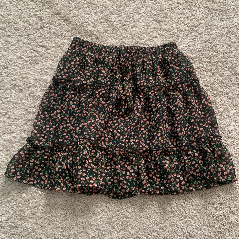 Floral and Flowy Skirt